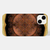 Golden Copper Shimmer Case-Mate iPhone Case (Achterkant (horizontaal))