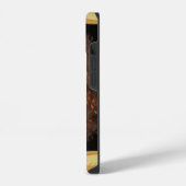 Golden Copper Shimmer iPhone Hoesje (Linkerkant)