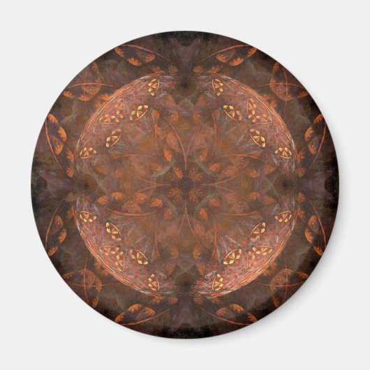 Golden Copper Shimmer Magneet (Voorkant)