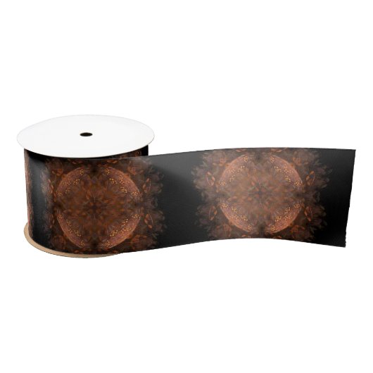 Golden Copper Shimmer Satin Ribbon Satijnen Lint (Spoel)