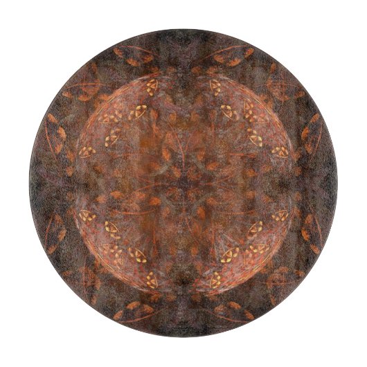 Golden Copper Shimmer Snijplank (Voorkant)