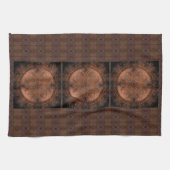 Golden Copper Shimmer Towel Theedoek (Horizontaal)
