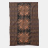 Golden Copper Shimmer Towel Theedoek (Verticaal)