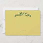 Golden Corn Uitnodiging (Achterkant)