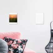 Golden Cornfield Sunset Achtergrond Muurkunst Sets (Woonkamer)