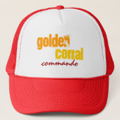 "GOLDEN CORRAL COMMANDO" - Trucker Hat! Pet (Voorkant)