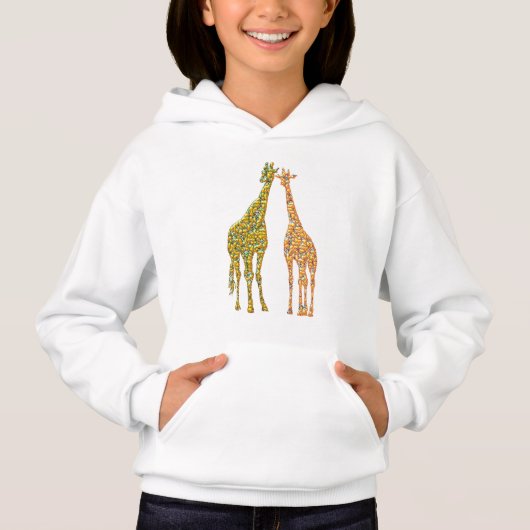 Golden Couple Giraffe Hoodie (Voorkant)