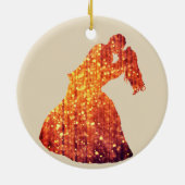 Golden Couple, Kus, Romance Ornament (Achterkant)