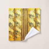 Golden Couronne de Fleurs Bad Handdoek (Wasdoekje)