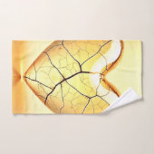 Golden Cracked Heart Art Bad Handdoek (Handdoek)