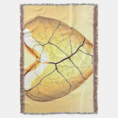 Golden Cracked Heart Art Deken (Voorkant Verticaal)