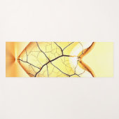 Golden Cracked Heart Art Yogamat (Voorkant (horizontaal))