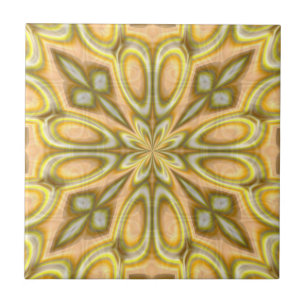 Golden Crazy Daisy Tegeltje