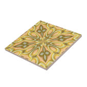 Golden Crazy Daisy Tegeltje (Zijkant)