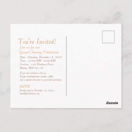 Golden Crescent Co Briefkaart (Achterkant)