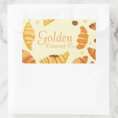 Golden Crescent Co Rechthoekige Sticker (Tas)