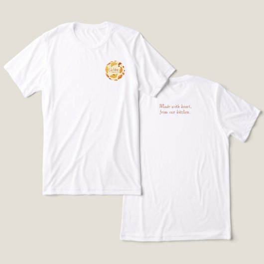 Golden Crescent Co Tri-Blend Shirt (Ontwerp Voorkant & Achterkant)