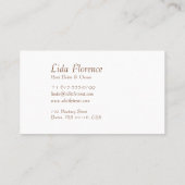 Golden Crescent Co Visitekaartje (Achterkant)