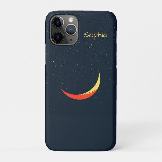 Golden Crescent Moon Case-Mate iPhone Case (Achterkant)