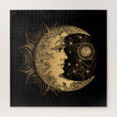 Golden Crescent Moon Puzzle Legpuzzel (Verticaal)