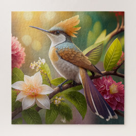 Golden Crested Honeyater Fantasy Bird Legpuzzel