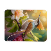 Golden Crested Honeyater Fantasy Bird Magneet (Horizontaal)