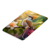 Golden Crested Honeyater Fantasy Bird Magneet (Linkerzijde)