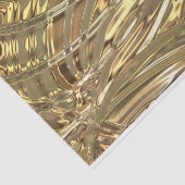 Golden Crinkle Folie Pattern + jouw idee Tissuepapier (Detail)