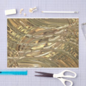 Golden Crinkle Folie Pattern + jouw idee Tissuepapier (Craft)