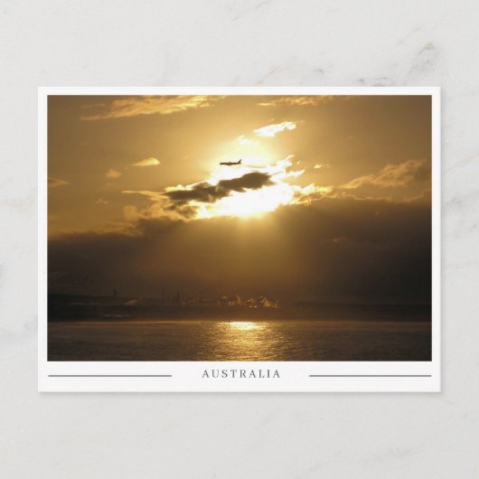 Golden Cronulla Sunrise – Sydney Australia Briefkaart (Voorkant)