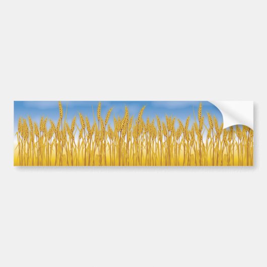 Golden Crop Bumpersticker (Voorkant)