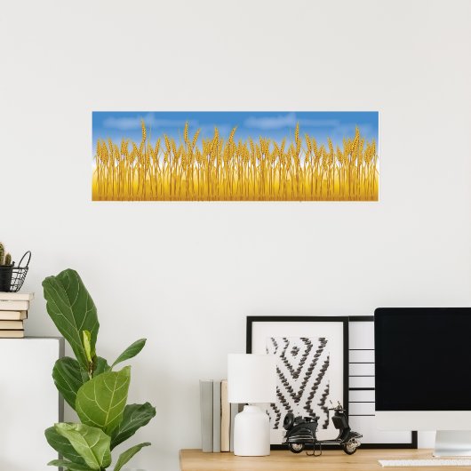 Golden Crop Poster (Thuiskantoor)