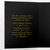 Golden Cross Black Death aangekondigd Drieluik Uitnodiging (Binnenzijde eerst)