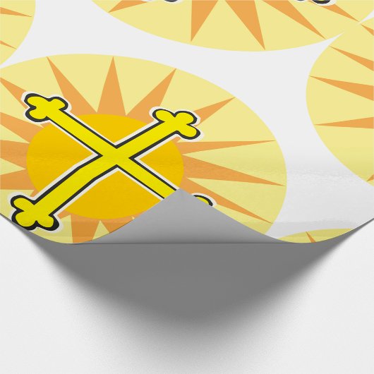 Golden Cross Cadeaupapier