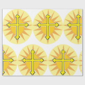 Golden Cross Cadeaupapier (Vlak)