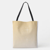 Golden Cross Let Go Let God Light Tote Bag (Achterkant)