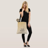Golden Cross Let Go Let God Light Tote Bag (Op model)