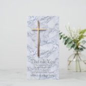 Golden Cross Marble 1 Sympathie Bedankt (Staand voorkant)