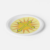 Golden Cross Papieren Bordje (Gekanteld)
