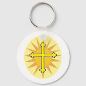 Golden Cross Sleutelhanger (Voorkant)