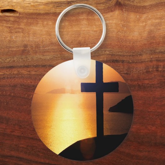 Golden Cross Sleutelhanger (Voorkant)