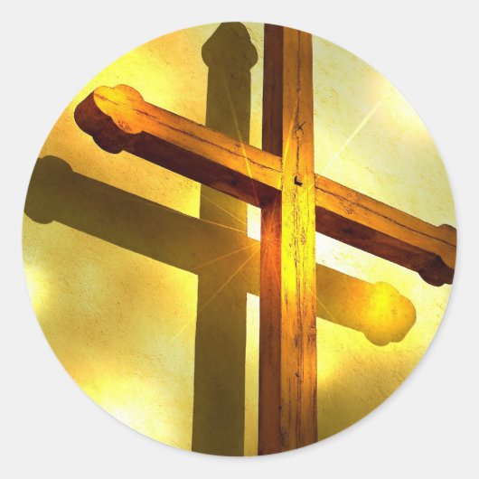 Golden Cross Stickers (Voorkant)