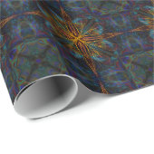 Golden Cross Symmetrical Pattern Cadeaupapier (Rol Hoek)