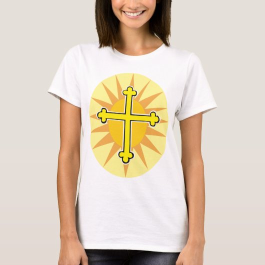 Golden Cross T-shirt (Voorkant)
