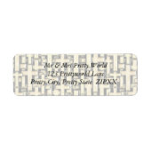 Golden Crosses Etiket (Voorkant)