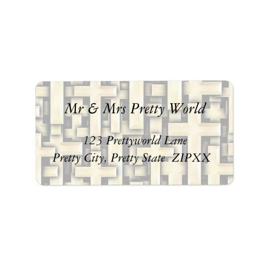 Golden Crosses Etiket (Voorkant)