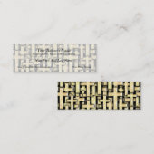 Golden Crosses Mini Visitekaartje (Voorkant / Achterkant)