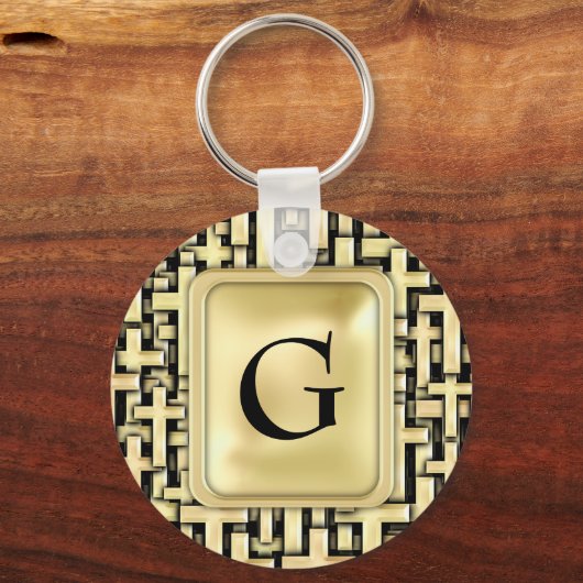 Golden Crosses Sleutelhanger (Voorkant)