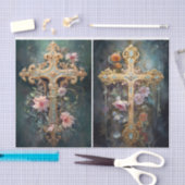 Golden Crosses Tissuepapier (Craft)