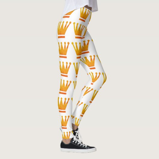 Golden Crown Aangepaste Leggings (Rechts)